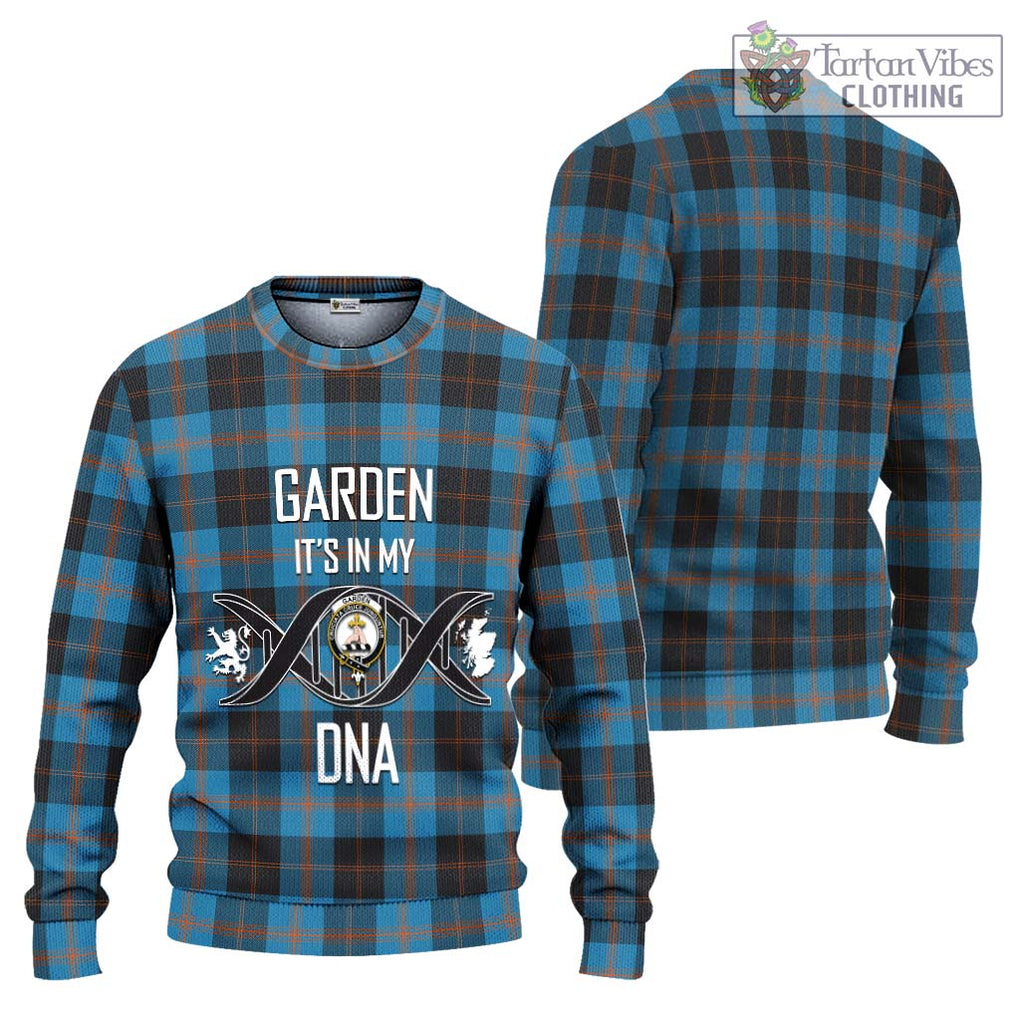 Garden (Gardyne) Tartan Ugly Sweater with Family Crest DNA In Me Style Unisex - Tartan Vibes Clothing