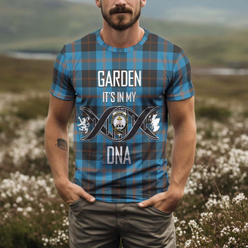 Garden (Gardyne) Tartan T-Shirt with Family Crest DNA In Me Style Kid's Shirt - Tartan Vibes Clothing