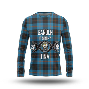 Garden (Gardyne) Tartan Long Sleeve T-Shirt with Family Crest DNA In Me Style Unisex - Tartan Vibes Clothing