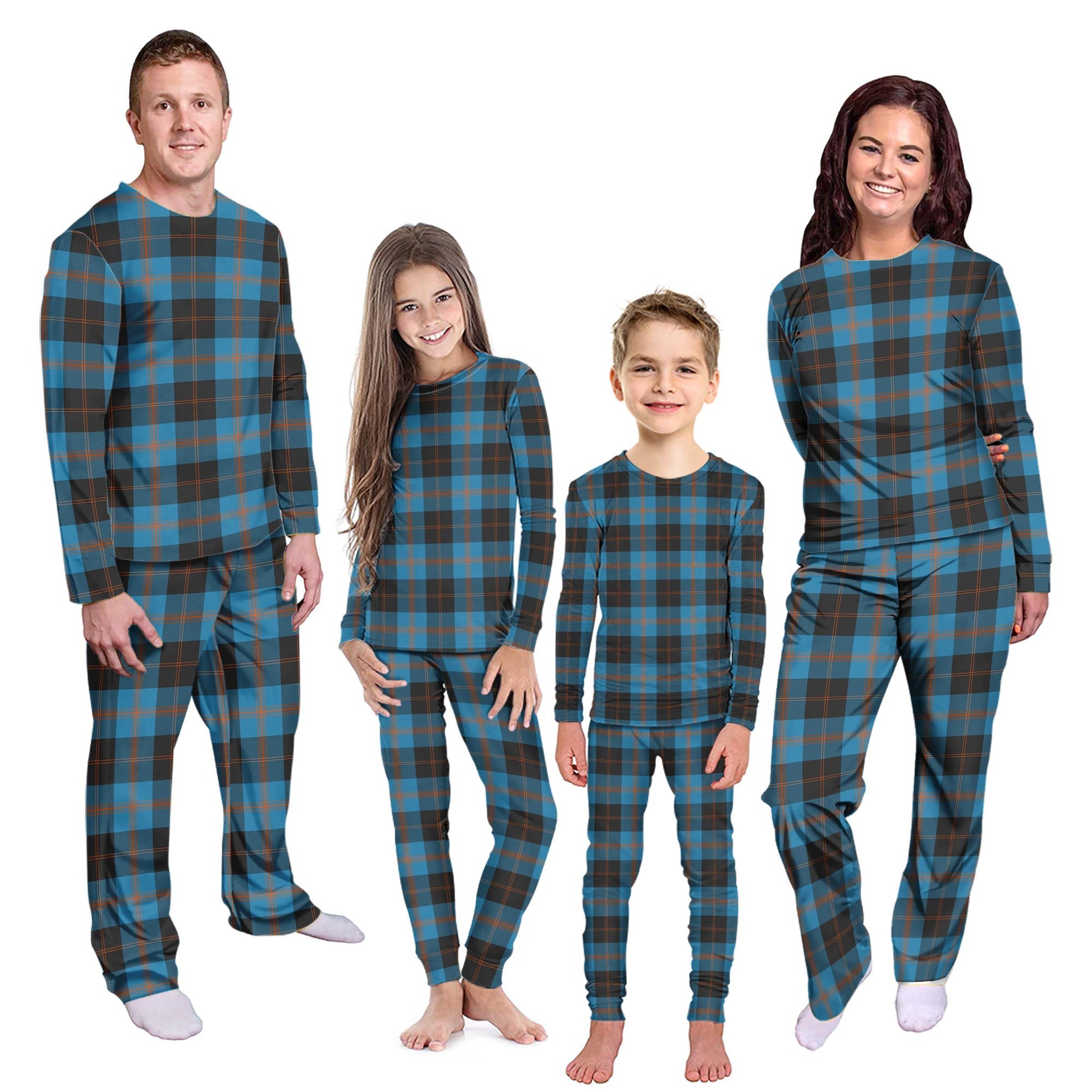 Garden (Gardyne) Tartan Pajamas Family Set Kid - Tartan Vibes Clothing