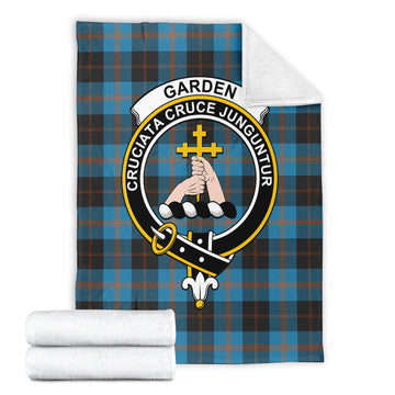 Garden (Gardyne) Tartan Blanket with Family Crest - Tartan Vibes Clothing