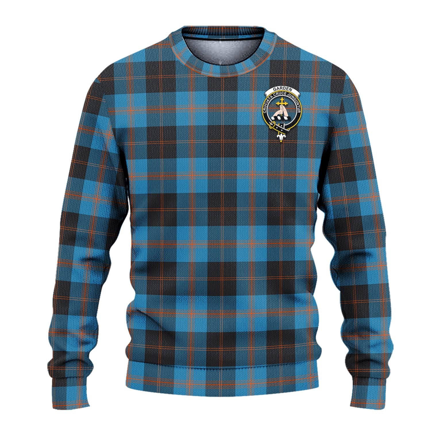 Garden (Gardyne) Tartan Ugly Sweater with Family Crest - Tartan Vibes Clothing