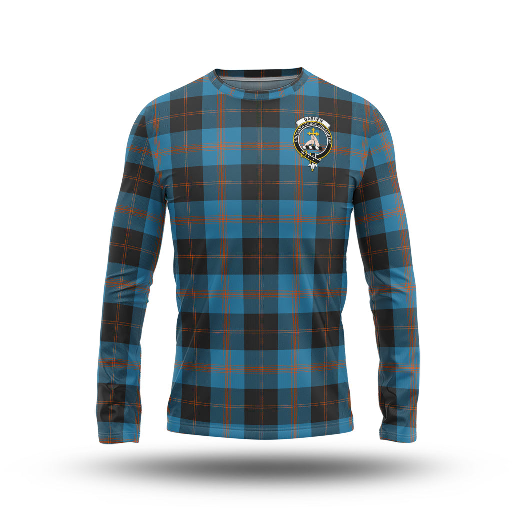 Garden (Gardyne) Tartan Long Sleeve T-Shirt with Family Crest - Tartan Vibes Clothing