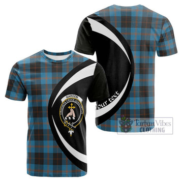 Garden (Gardyne) Tartan Cotton T-shirt with Family Crest Circle Style Kid's Shirt - Tartan Vibes Clothing