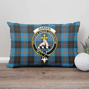 Garden (Gardyne) Tartan Pillow Cover with Family Crest - Tartan Vibes Clothing