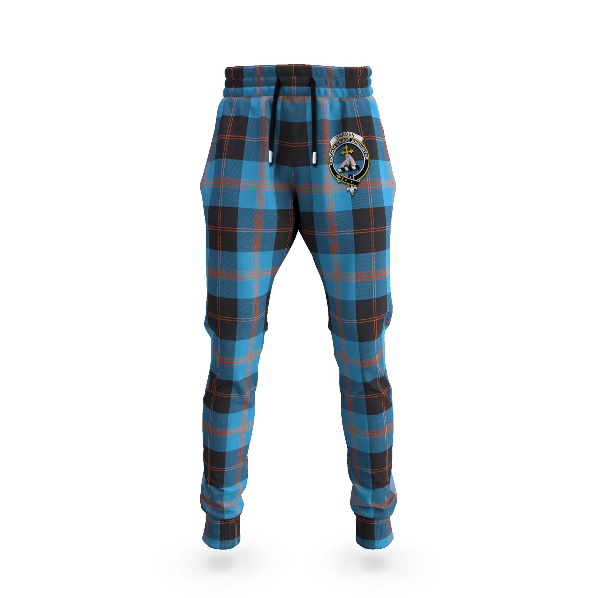 Garden (Gardyne) Tartan Joggers Pants with Family Crest 5XL - Tartan Vibes Clothing