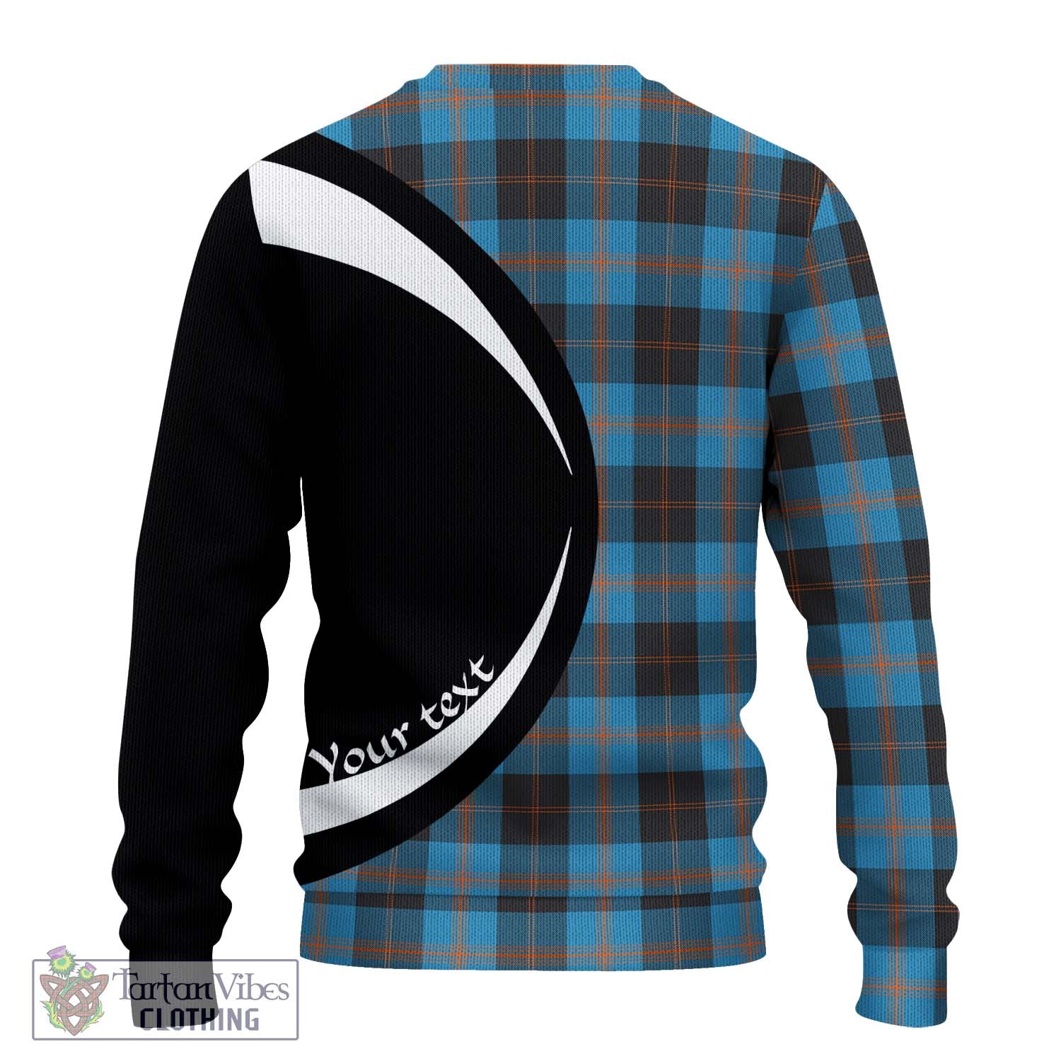 Garden (Gardyne) Tartan Ugly Sweater with Family Crest Circle Style - Tartan Vibes Clothing