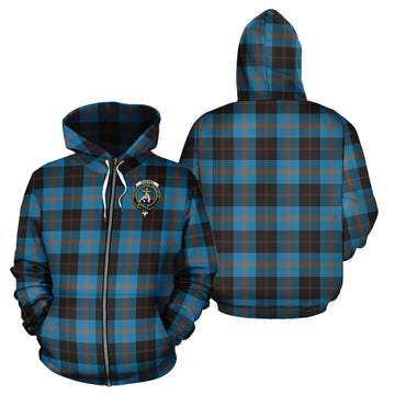 Garden (Gardyne) Tartan Hoodie with Family Crest - Tartan Vibes Clothing