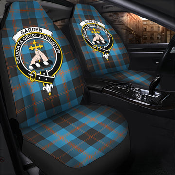 Garden Tartan Car Seat Cover with Family Crest
