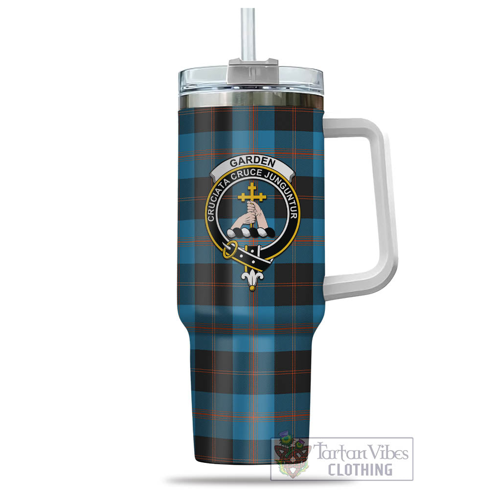 Garden (Gardyne) Tartan Tumbler with Handle with Family Crest - Tartan Vibes Clothing