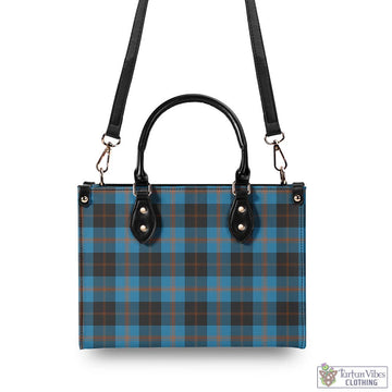 Garden (Gardyne) Tartan Luxury Leather Handbags - Tartan Vibes Clothing