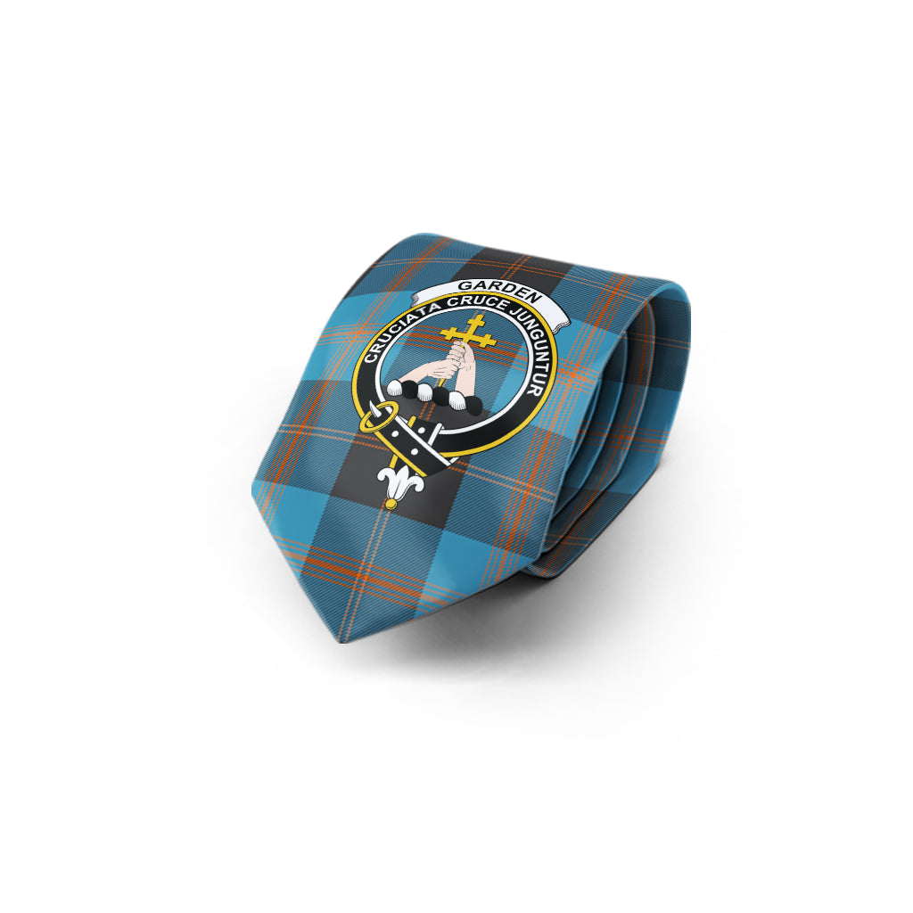 Garden (Gardyne) Tartan Classic Necktie with Family Crest - Tartan Vibes Clothing