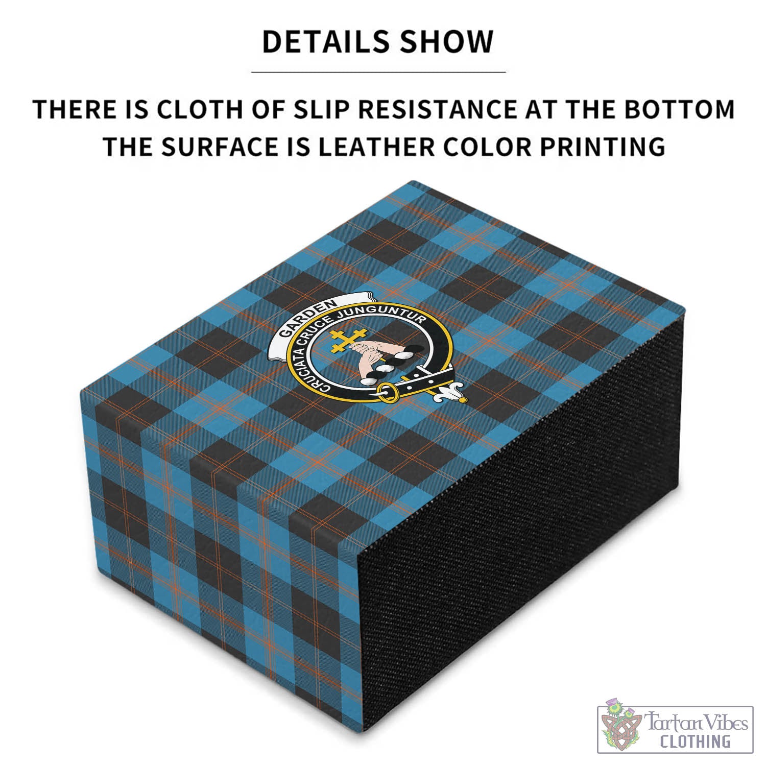 Garden (Gardyne) Tartan Pen Holder with Family Crest - Tartan Vibes Clothing