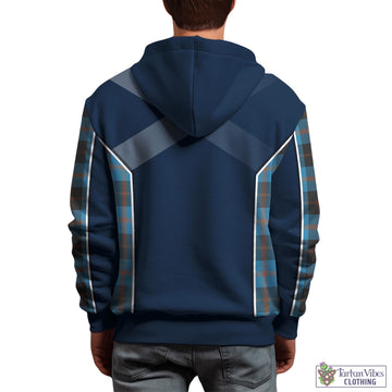 Garden (Gardyne) Tartan Hoodie with Family Crest and Lion Rampant Vibes Sport Style - Tartan Vibes Clothing