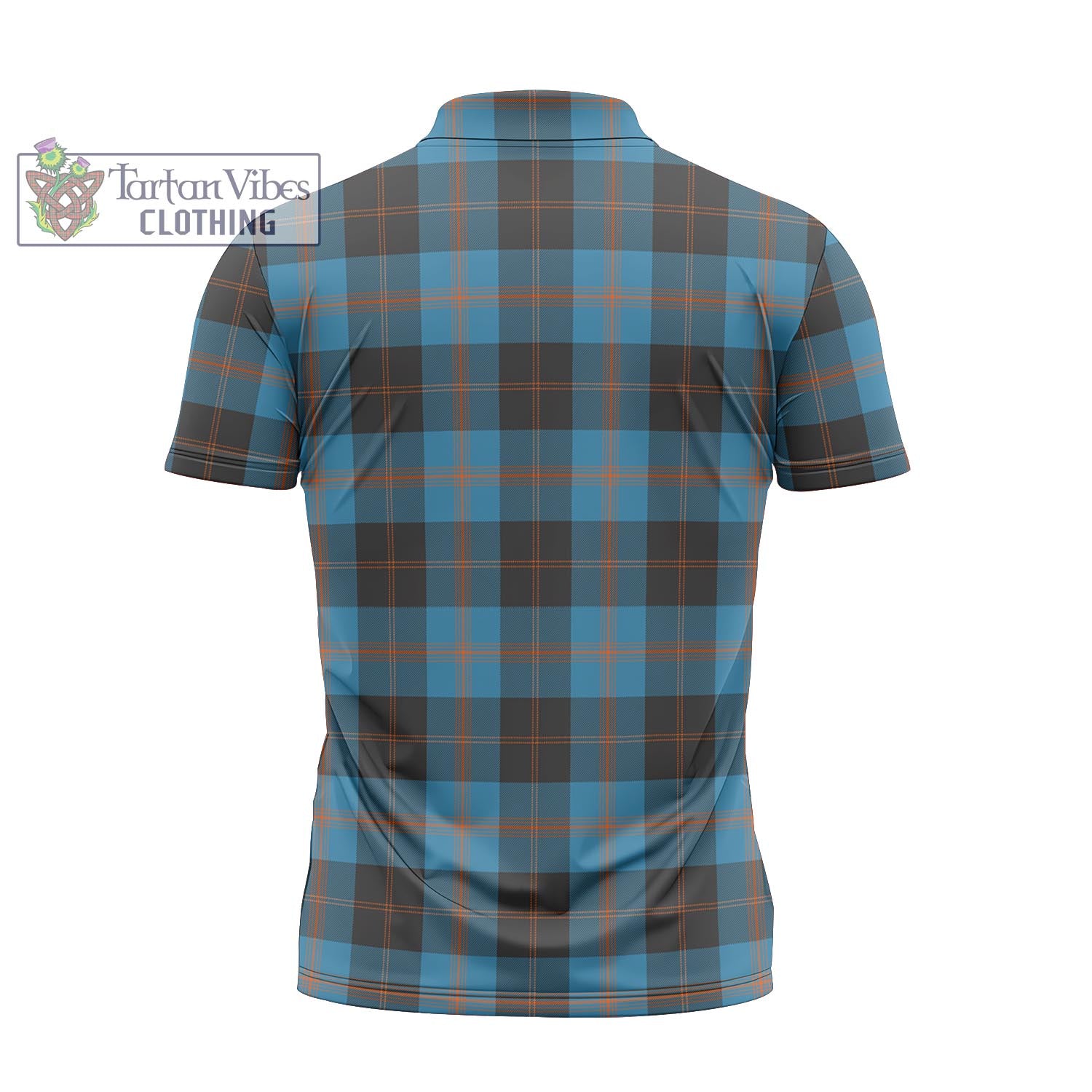 Garden (Gardyne) Tartan Zipper Polo Shirt - Tartan Vibes Clothing