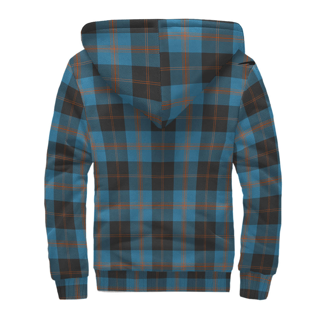 Garden (Gardyne) Tartan Sherpa Hoodie with Family Crest - Tartan Vibes Clothing