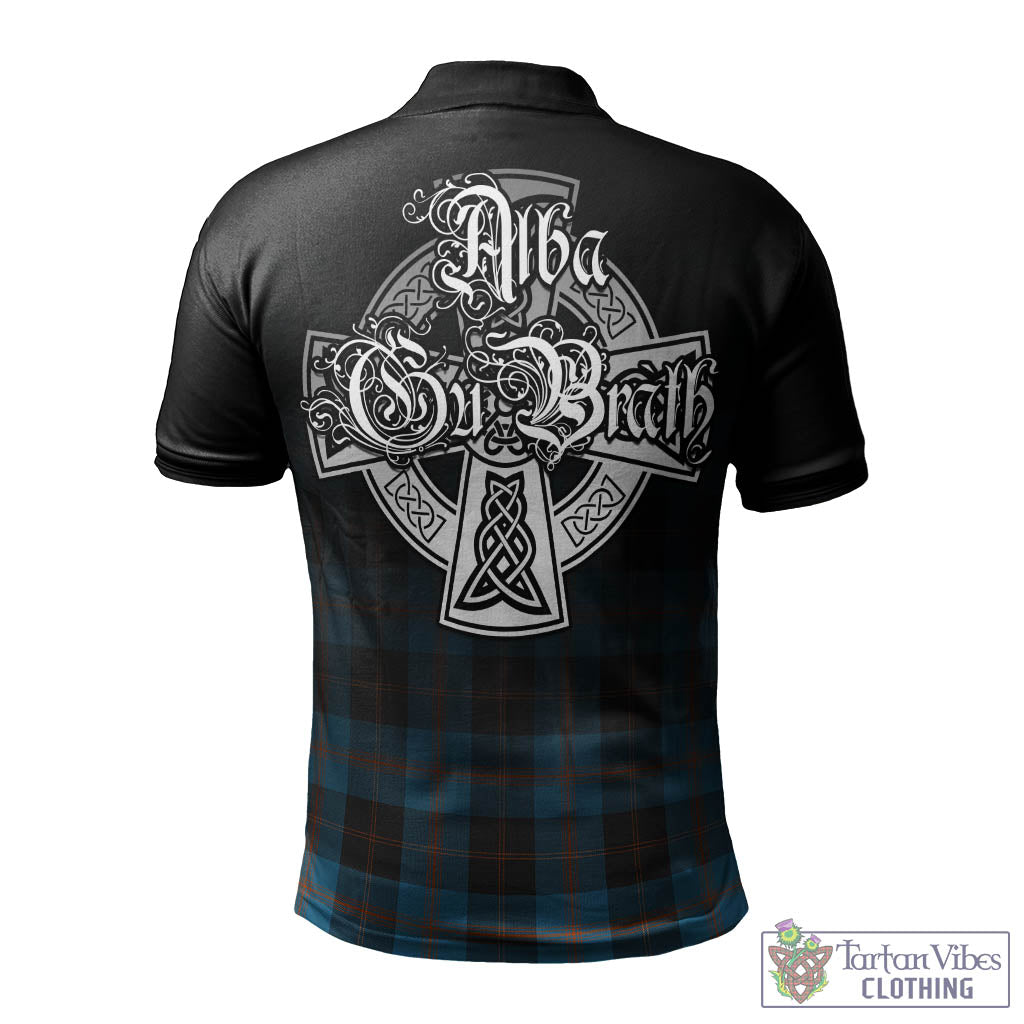 Garden (Gardyne) Tartan Polo Shirt Featuring Alba Gu Brath Family Crest Celtic Inspired - Tartan Vibes Clothing