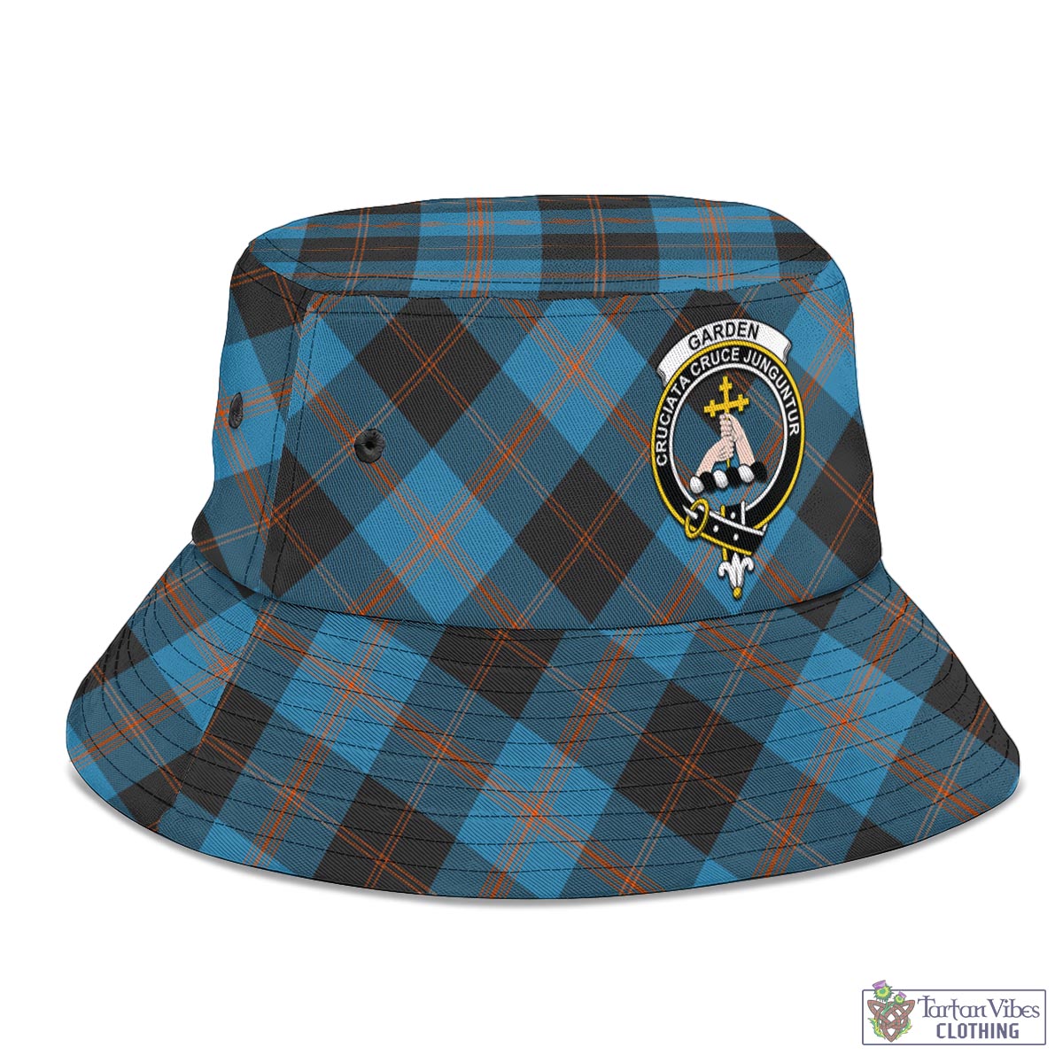 Garden (Gardyne) Tartan Bucket Hat with Family Crest - Tartan Vibes Clothing