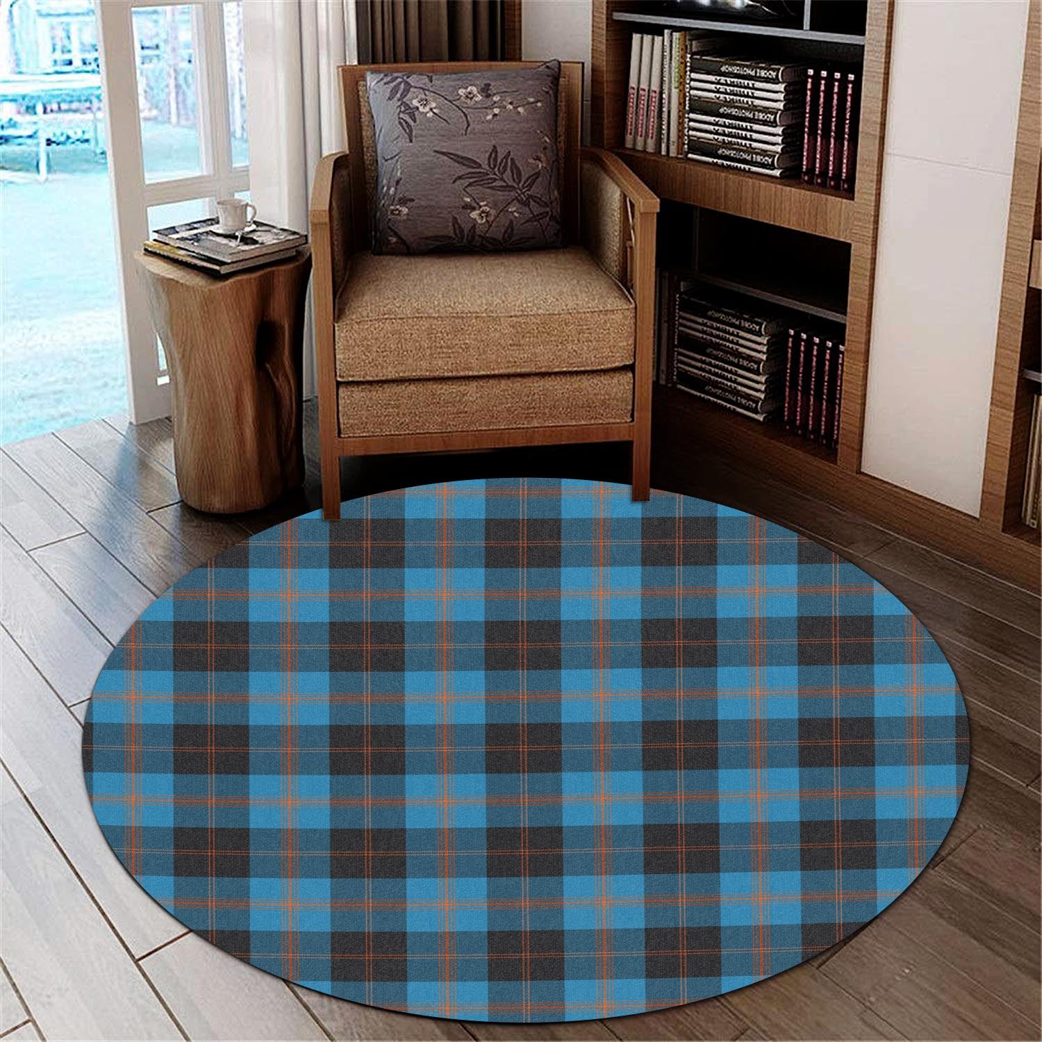 Garden (Gardyne) Tartan Round Rug - Tartan Vibes Clothing