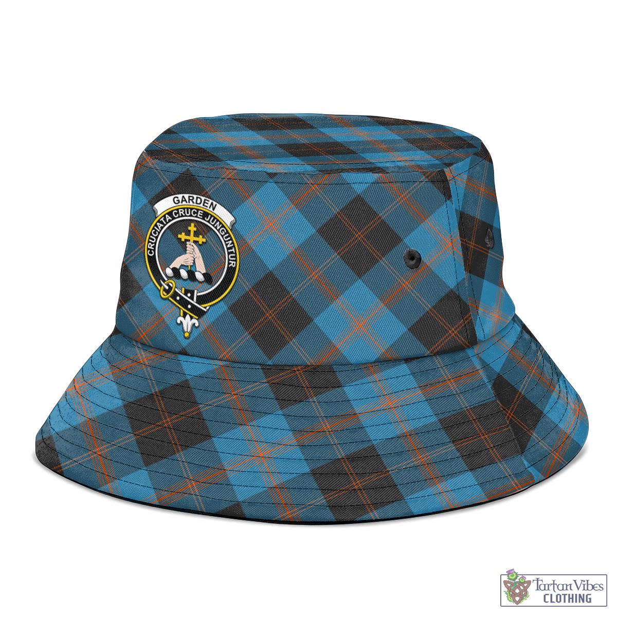 Garden (Gardyne) Tartan Bucket Hat with Family Crest - Tartan Vibes Clothing