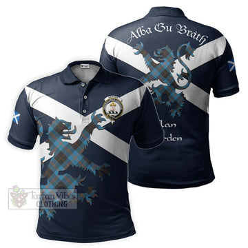 Garden (Gardyne) Tartan Lion Rampant Polo Shirt Proudly Display Your Heritage with Alba Gu Brath and Clan Name Kid - Tartan Vibes Clothing