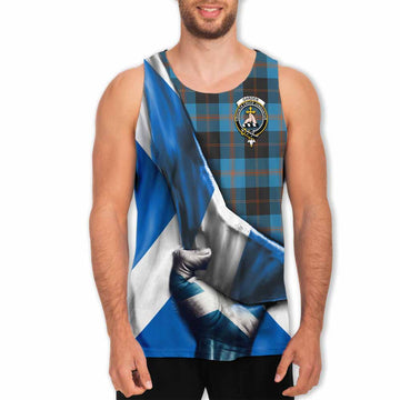 Garden (Gardyne) Tartan Men's Tank Top with Family Crest Scotland Patriotic Style Men - Tartan Vibes Clothing