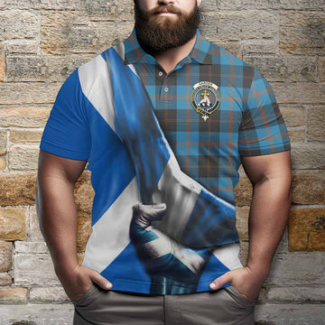 Garden (Gardyne) Tartan Polo Shirt with Family Crest Scotland Patriotic Style Kid - Tartan Vibes Clothing