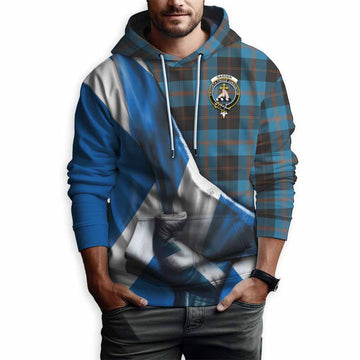Garden (Gardyne) Tartan Hoodie with Family Crest Scotland Patriotic Style Pullover Hoodie - Tartan Vibes Clothing