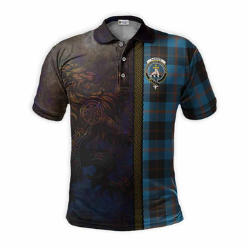 Garden (Gardyne) Tartan Family Crest Polo Shirt Alba Gu Brath Be Brave Lion Ancient Style Kid - Tartan Vibes Clothing