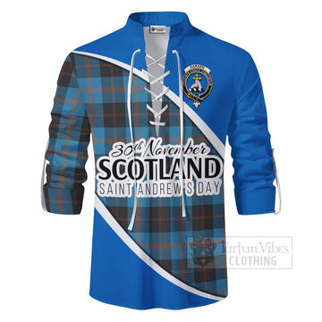 Garden (Gardyne) Family Crest Tartan Ghillie Kilt Shirt Celebrate Saint Andrew's Day in Style - Tartan Vibes Clothing