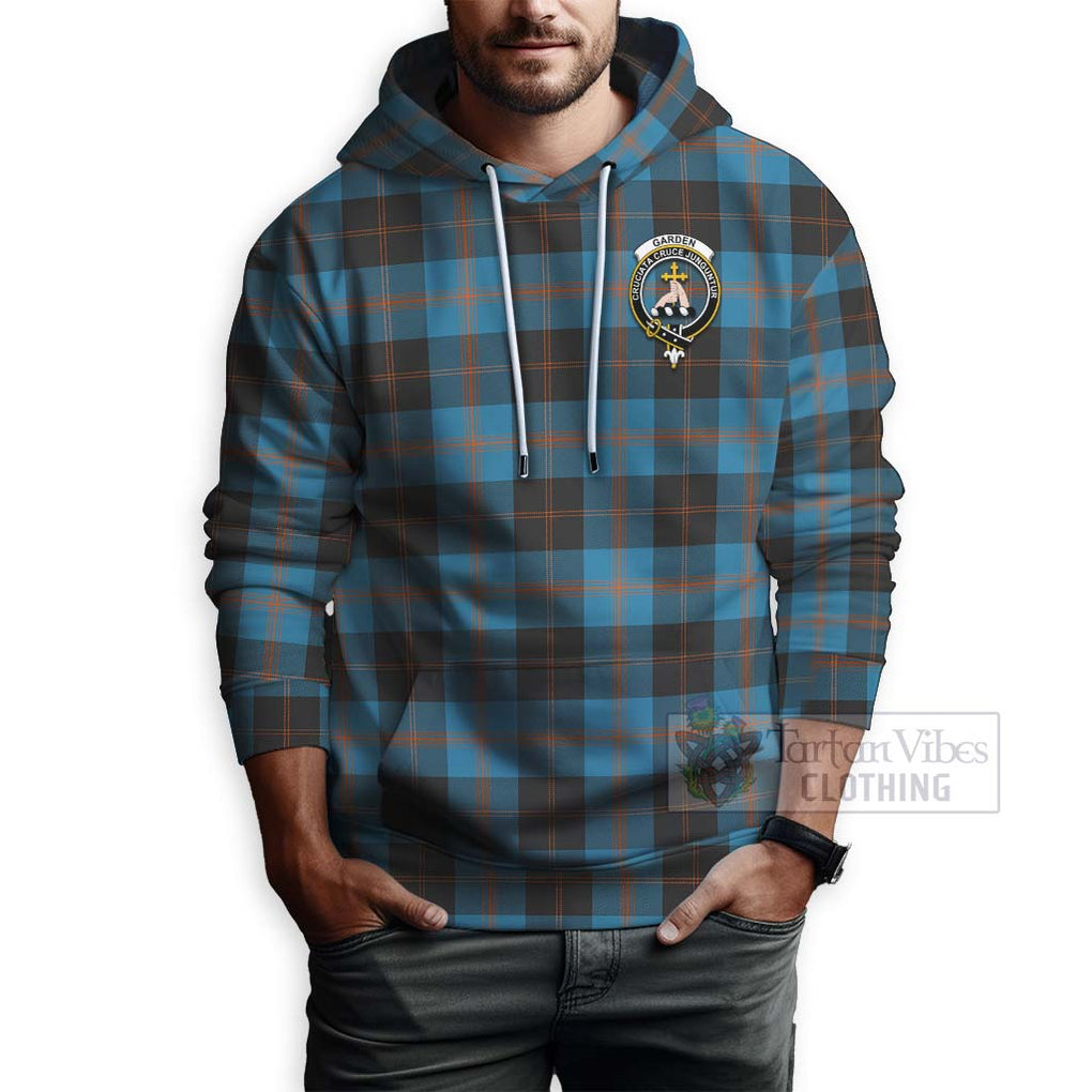 Garden (Gardyne) Tartan Hoodie with Family Crest Celtic Skull Style - Tartan Vibes Clothing