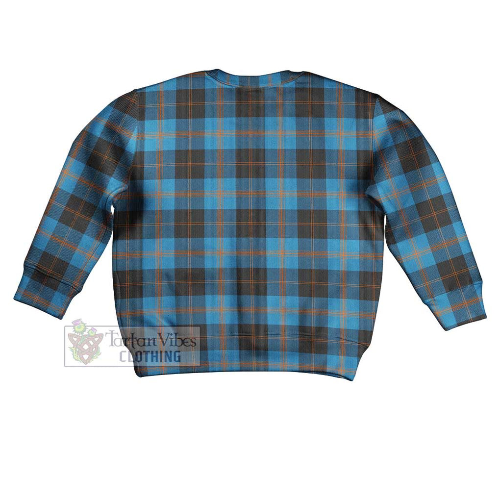 Garden (Gardyne) Tartan Kid Ugly Sweater with Family Crest - Tartan Vibes Clothing