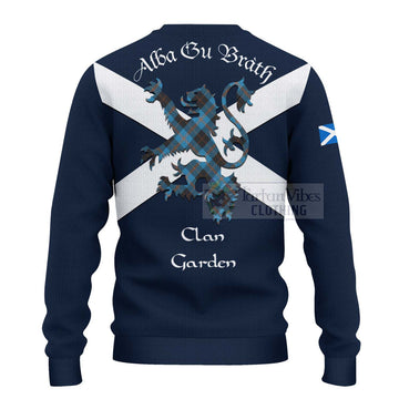 Garden (Gardyne) Tartan Lion Rampant Ugly Sweater Proudly Display Your Heritage with Alba Gu Brath and Clan Name - Tartan Vibes Clothing