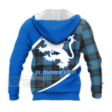 Garden (Gardyne) Family Crest Tartan Knitted Hoodie Celebrate Saint Andrew's Day in Style - Tartan Vibes Clothing