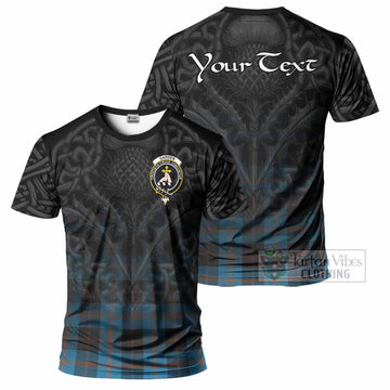 Garden (Gardyne) Tartan T-Shirt with Family Crest Celtic Thistle Vibes - Tartan Vibes Clothing