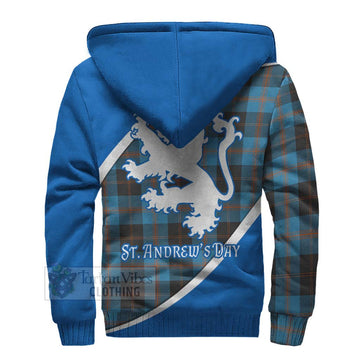 Garden (Gardyne) Family Crest Tartan Sherpa Hoodie Celebrate Saint Andrew's Day in Style - Tartan Vibes Clothing