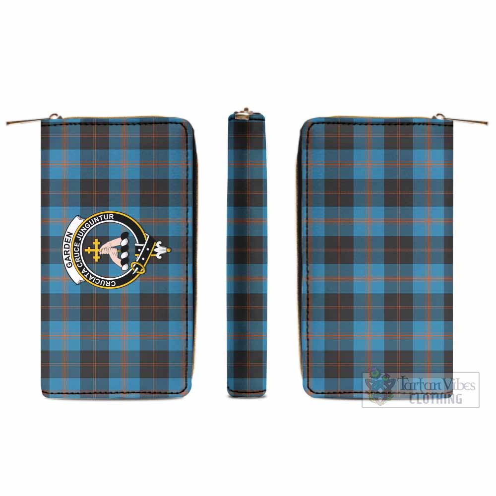 Garden (Gardyne) Tartan Women's Leather Wallet with Family Crest - Tartan Vibes Clothing