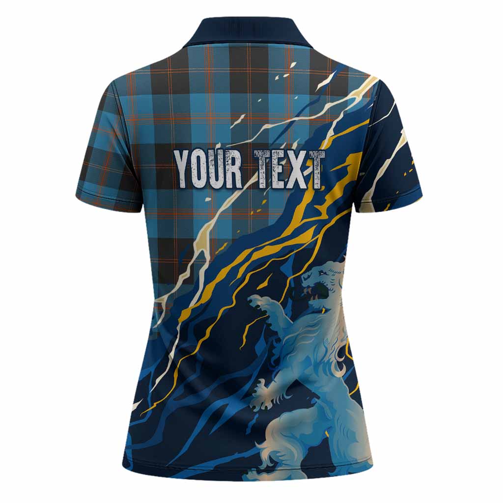 Garden (Gardyne) Scotland Tartan Women Polo Shirt WC2026 Football - We'll Be Coming