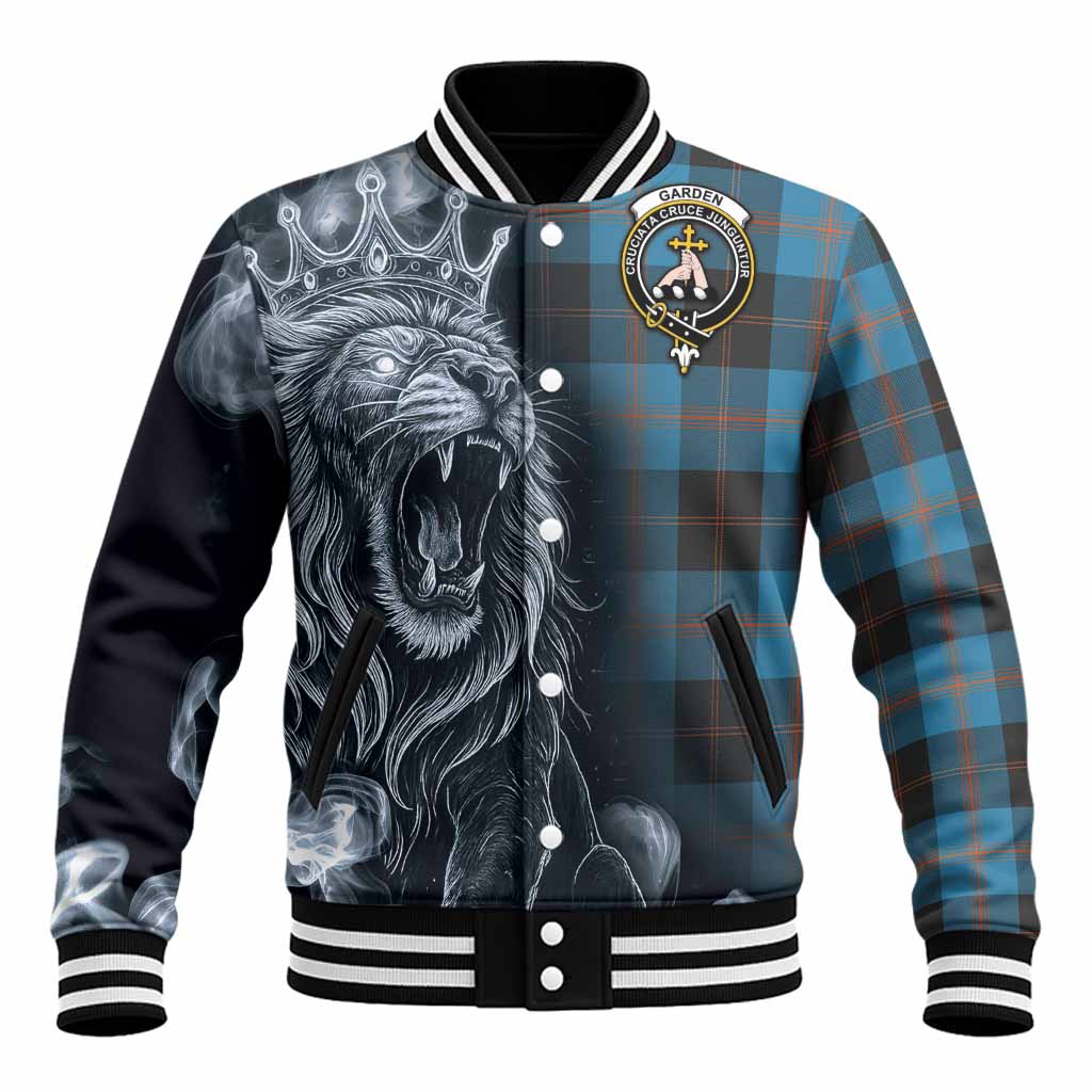 Garden (Gardyne) Tartan Baseball Jacket Roaring Lion Heritage
