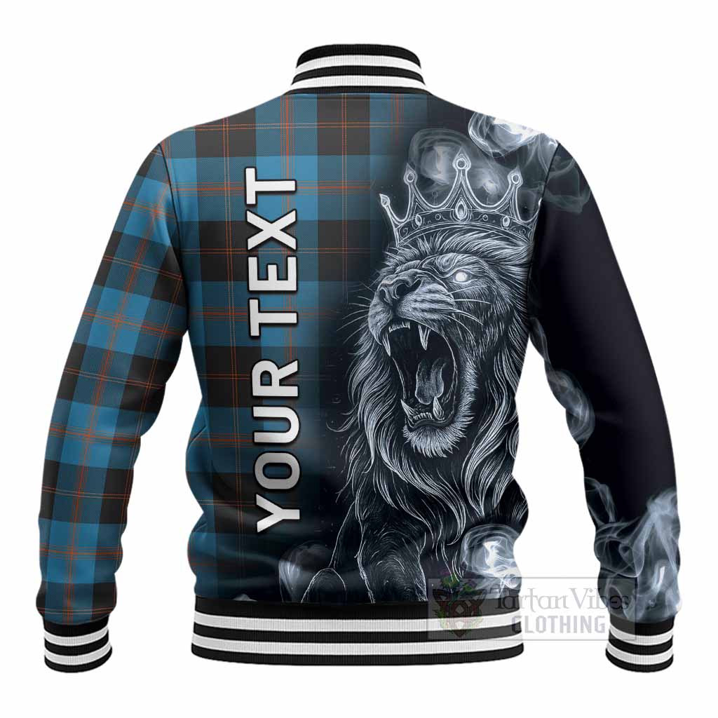 Garden (Gardyne) Tartan Baseball Jacket Roaring Lion Heritage