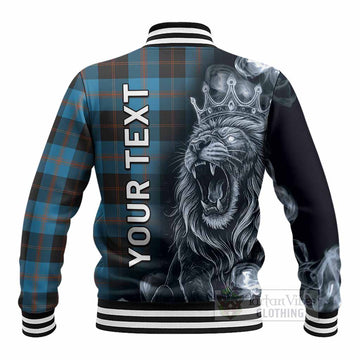 Garden (Gardyne) Tartan Baseball Jacket Roaring Lion Heritage