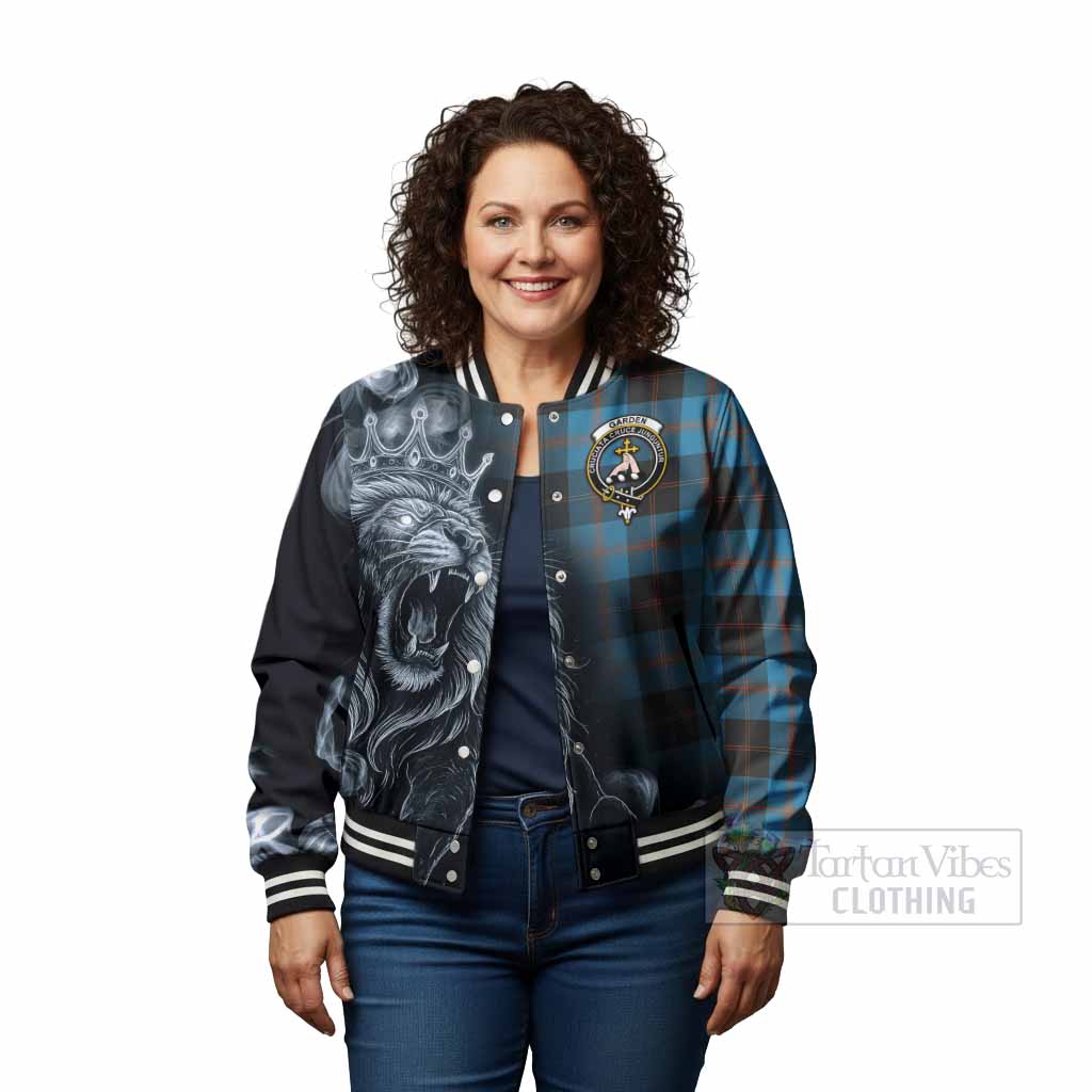 Garden (Gardyne) Tartan Baseball Jacket Roaring Lion Heritage