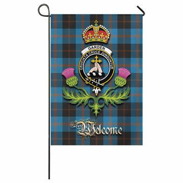Garden (Gardyne) Tartan Family Crest Garden Flag Royal Thistle Welcome Style - Tartan Vibes Clothing