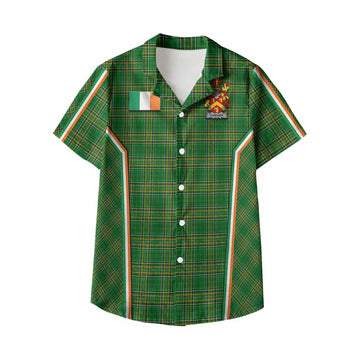 Gardiner Irish Clan Coat of Arm Tartan Kid Hawaiian Shirt Flag Style