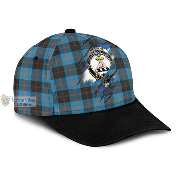 Tartan Vibes Clothing Gardyne Tartan Classic Cap with Family Crest In Me Style