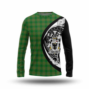Garland Irish Clan Long Sleeve T-Shirt Celtic Circle Style Unisex - Tartan Vibes Clothing