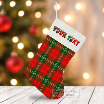Gartshore Tartan Christmas Stocking with Personalized Text - Tartan Vibes Clothing