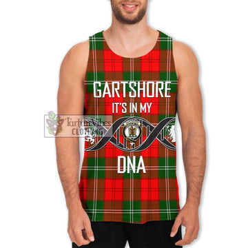 Gartshore Tartan Men's Tank Top with Family Crest DNA In Me Style Men - Tartan Vibes Clothing