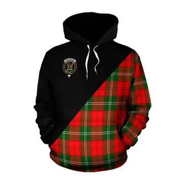Gartshore Tartan Cotton Hoodie with Family Crest and Military Logo Style Pullover Hoodie XS - Tartan Vibes Clothing