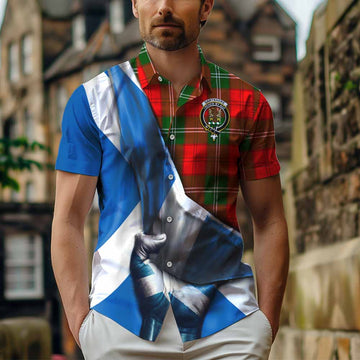 Gartshore Tartan Hawaiian Shirt with Family Crest Scotland Patriotic Style Kid - Tartan Vibes Clothing